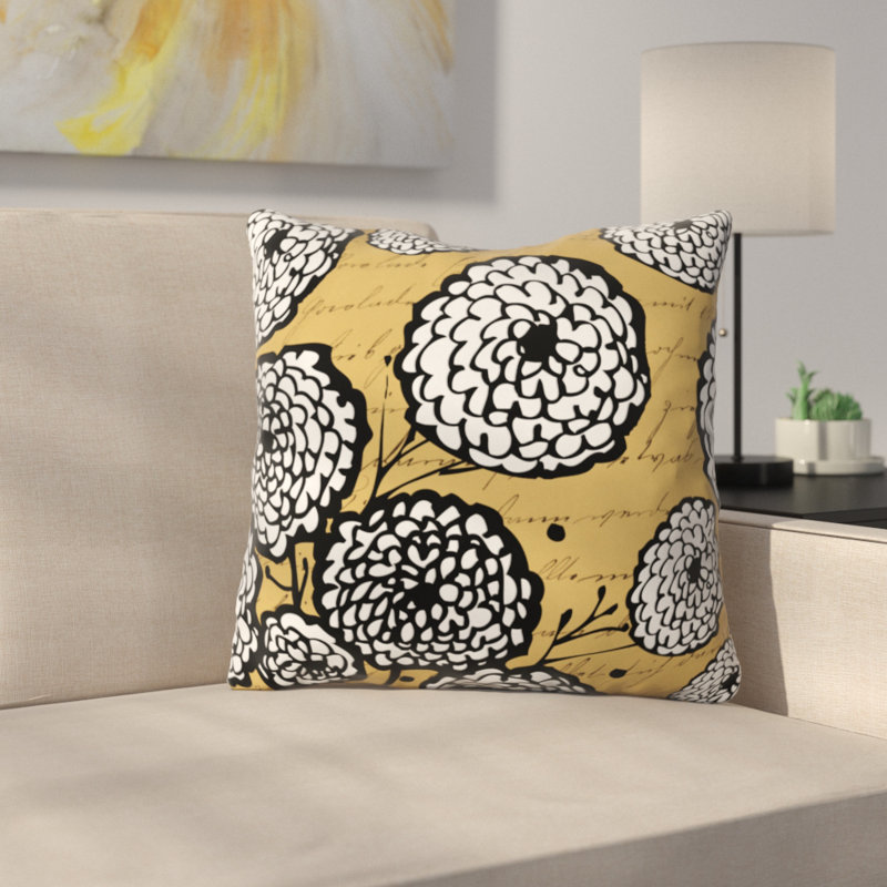 Coussin Flowery, 18 po x 18 po