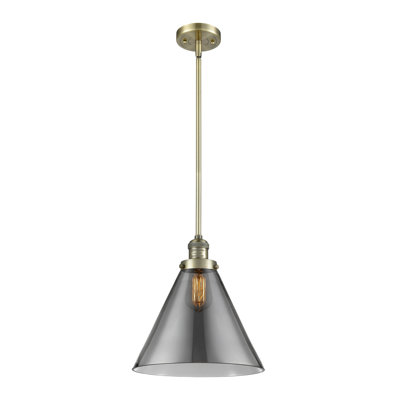 Luminaire suspendu 1 lumière à cône simple Hardman