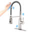 Robinet de cuisine tactile avec douchette extractible-116628644