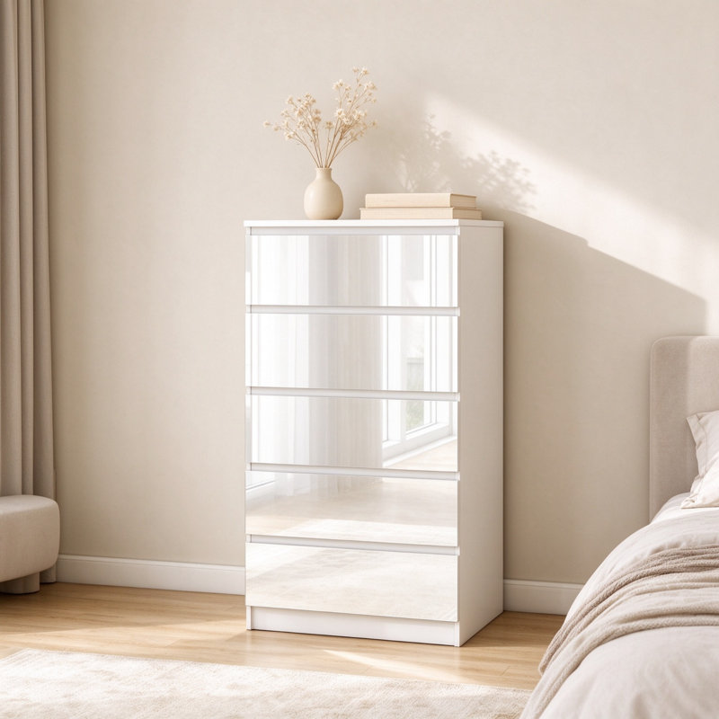 70 cm W Chest of 5 Drawers