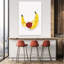 Simple Fruit Harmony Abstract Minimalist Modern Wall Art Print 1 Piece Wrapped Canvas Wall Art-995105152
