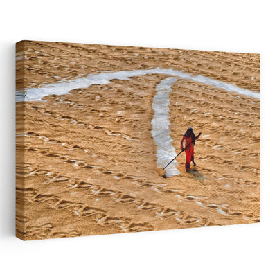 Reproduction d'art contemporain abstrait au soleil