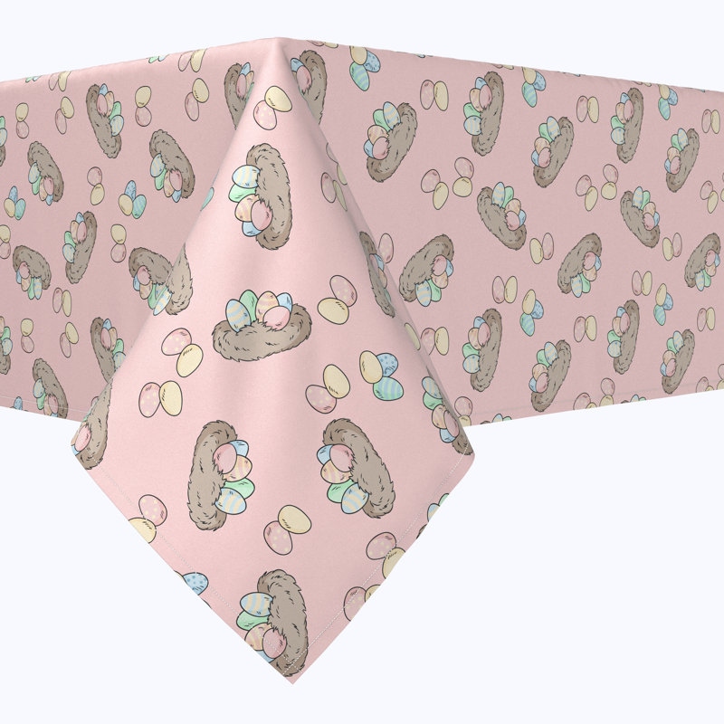 Martin Geometric Square Easter Tablecloth, 84" x 84"