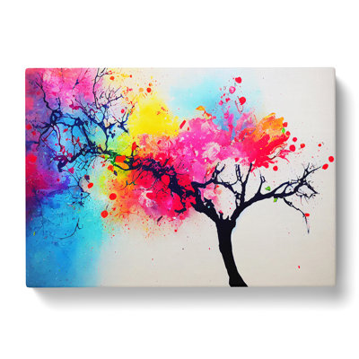 Tree Splash Vol.5 Abstract - Wrapped Canvas