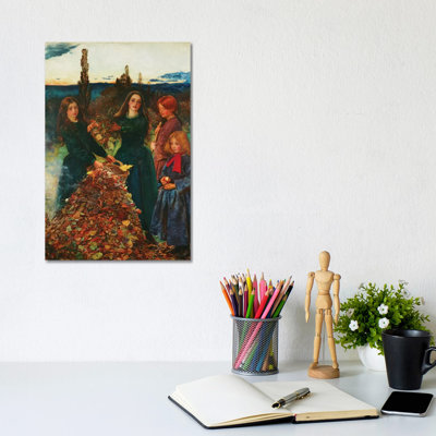 Autumn Leaves, 1856 1 Piece Wrapped Canvas Wall Art