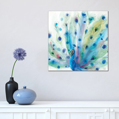 Peacock Glory V by Dina June - Wrapped Canvas Painting
