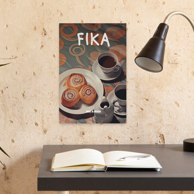 Swedish Fika Break by Andreas Magnusson - Wrapped Canvas Print