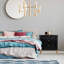 Schiff 3 Drawer Bedside Table