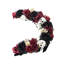 Faux Lighted Rose 33cm Wreath