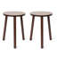 Henrie Solid Wood Side Table Set