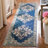 Felty Oriental Blue/Gray/Beige Area Rug-655768706