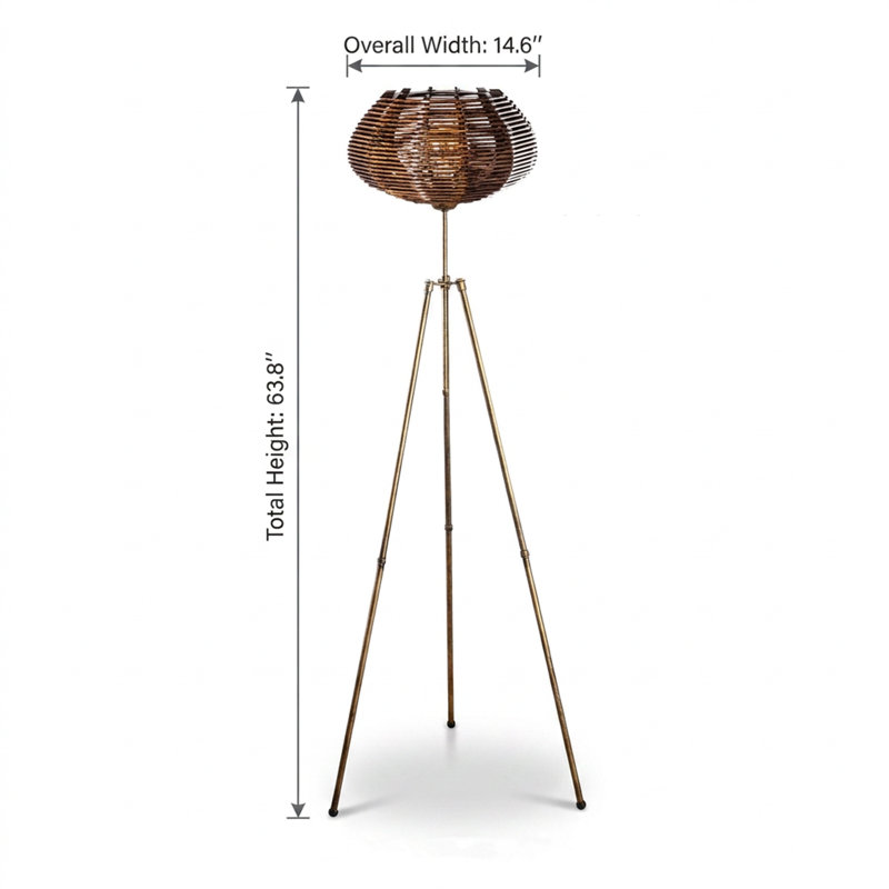Lampe trépied Meridian Antiquation