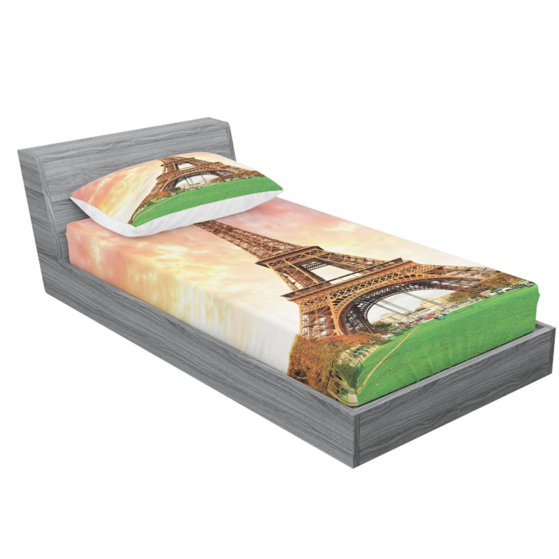 Microfiber Sheet Set, Twin XL Sheet Set with Fitted Sheet