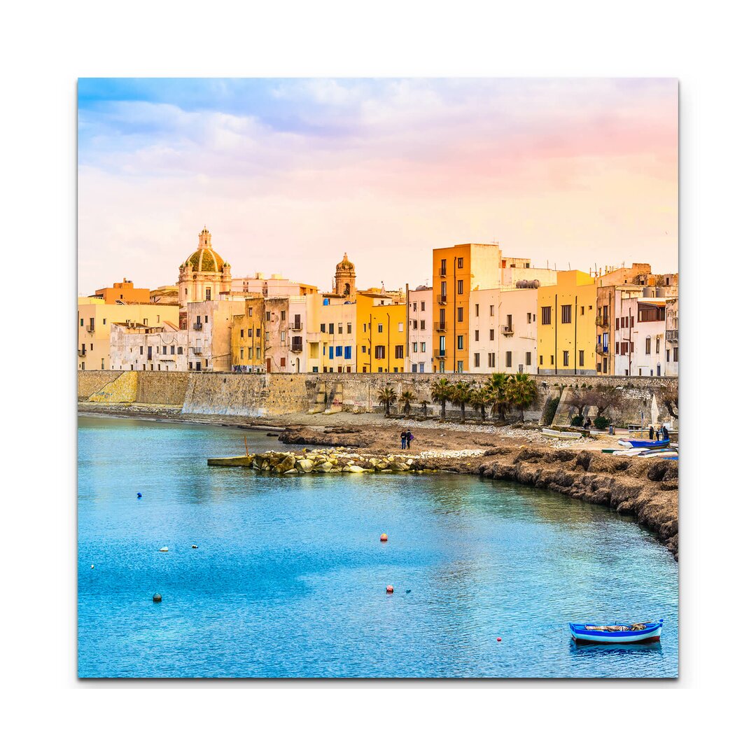 Leinwandbild Hafen von Trapani – Sizilien