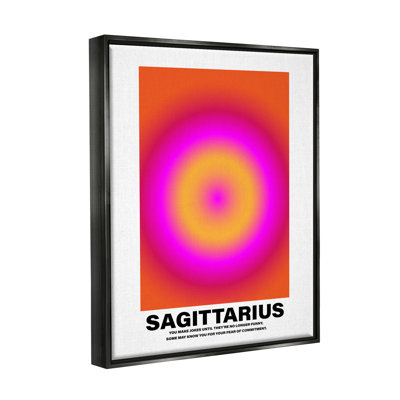 Funny Sagittarius Astrology Floater Frame by House of Lulu