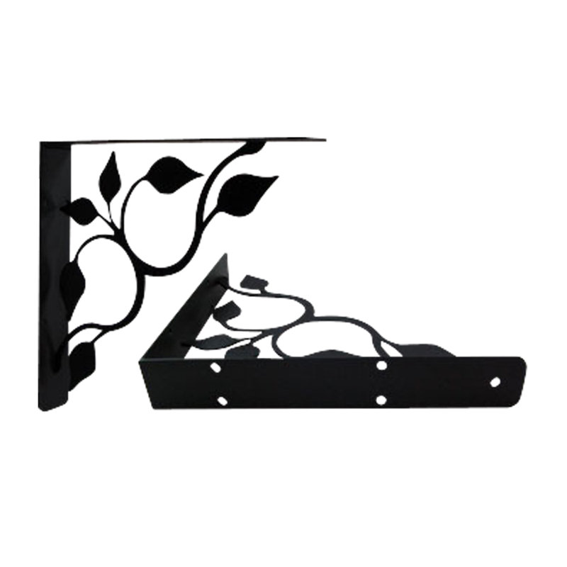 Leaf Fan - Shelf Brackets Small, 5.25" H x 0.5" W x 5.25" D