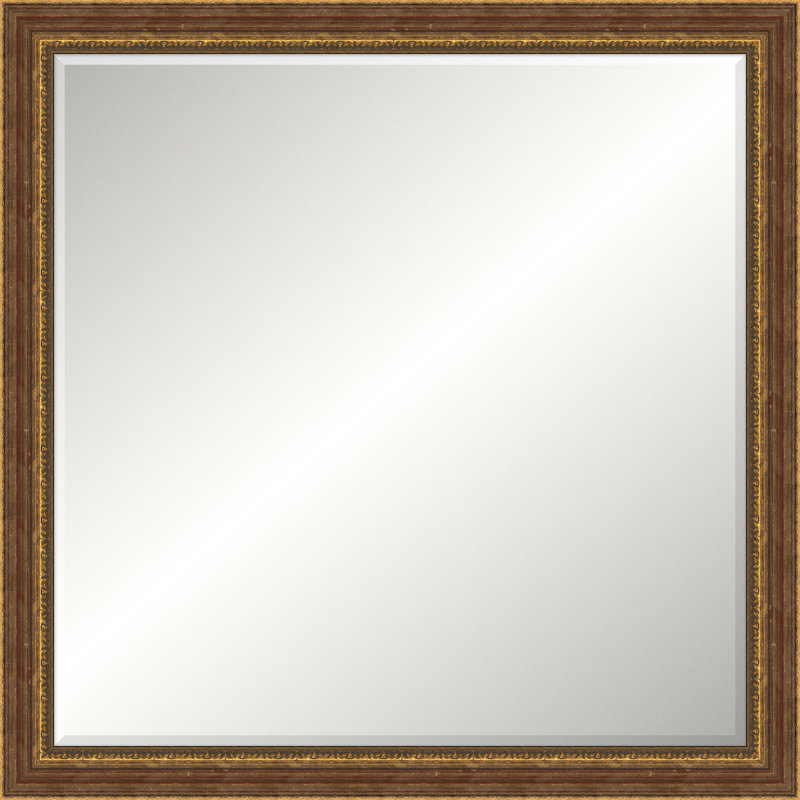 Havenford Solid Wood Mirror, Square, 55.25" x 55.25"
