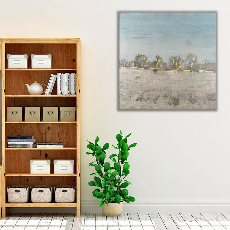 «Pale Blue Sky I», reproduction d'art sur toile, H 30 po x l 30 po