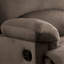 Fauteuil inclinable brun clair en tissu tissé-121534459