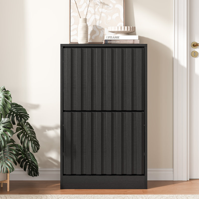 8 Pair Flip Down Shoe Storage