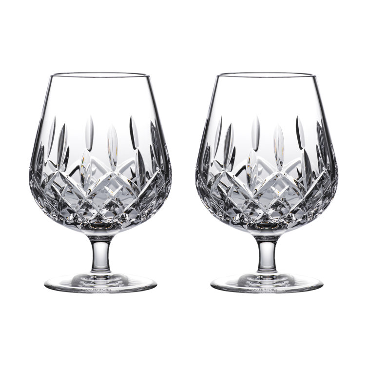 2x Crystal COGNAC GLASSES Heavy Cut Crystal Brandy Snifters -  Canada