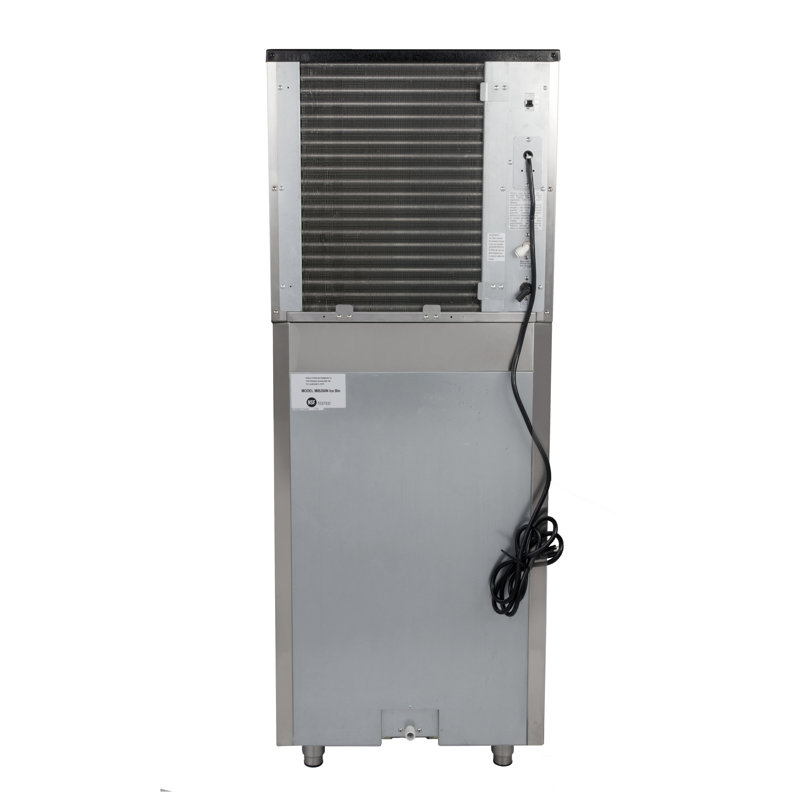 Machine à glace modulaire Maxx Ice V-Series et bac de rangement, en acier inoxydable