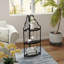 Étagère d'angle à 3 niveaux, étagère autoportante pour bibliothèque, petite étagère pour plante, salon, bureau à domicile, cuisine, petit espace