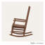 POLYWOOD Outdoor Chinoiserie Rocking Plastic Chair-96096100