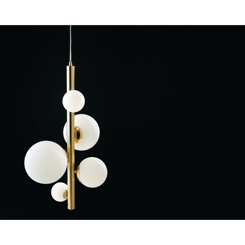 Jaylyn 5 - Light Gold Unique/Statement Pendant