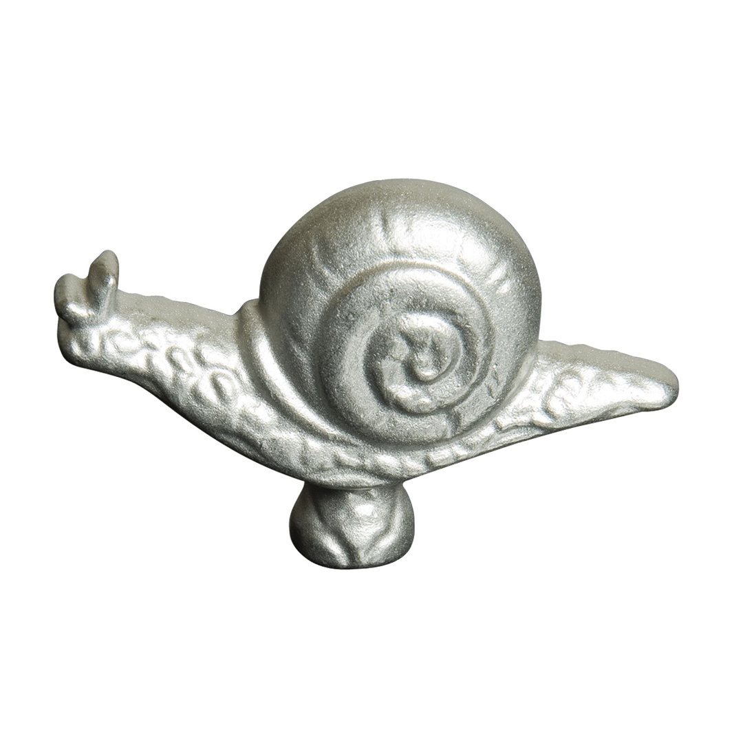 Animal Stainless Steel Snail Knob Staub