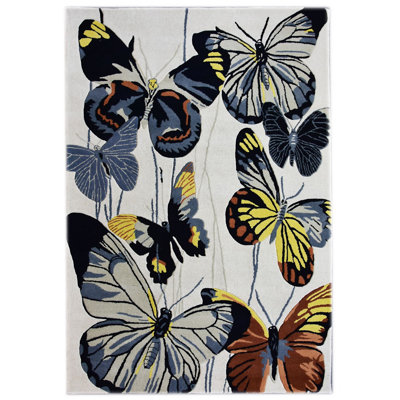 Floral Hand Woven Area Rug