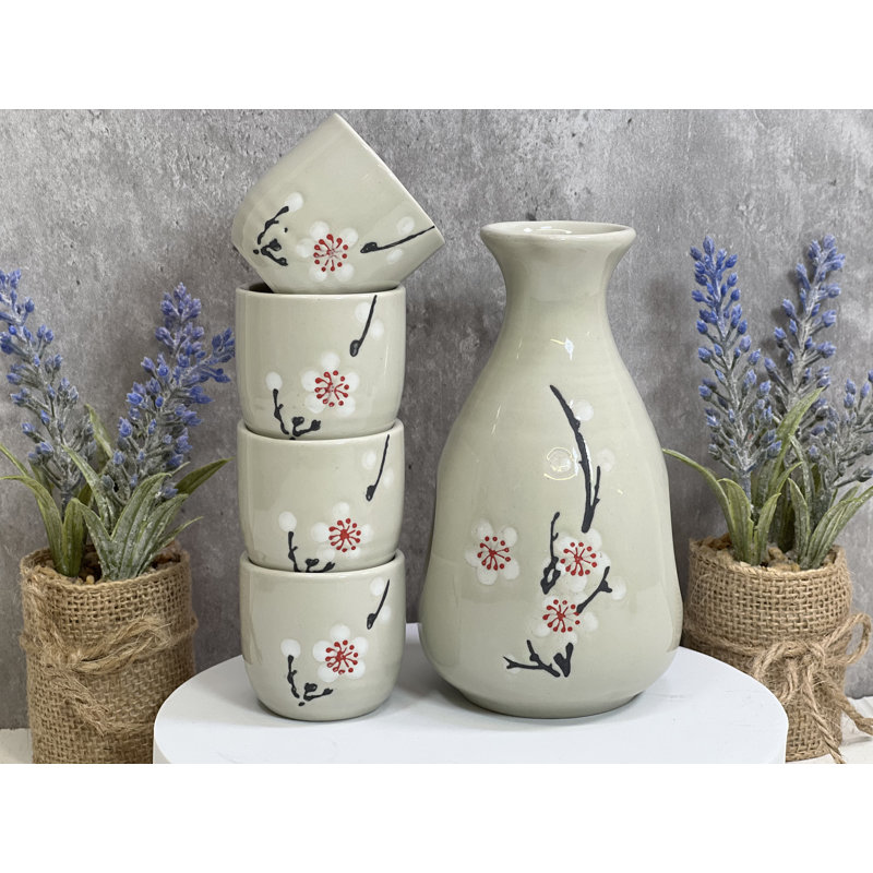 Hillsg Blossom 5 Piece Carafe Set