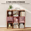 91.5cm H x 91.5cm W Particle Board Cube Bookcase