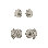 Nostalgic Warehouse Classic Rosette Entry Set with Victorian Knob