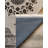 Annie Collection Digital Print Cotton-Polyester Gray Human Figured Floral Rug-1847382824