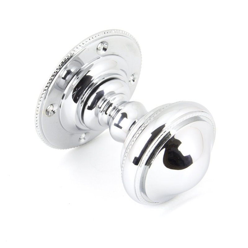 Brockworth Passage Door Knob, Polished Chrome