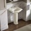 Devonshire® Ceramic 24" Pedestal Bathroom Sink with Overflow-985612929