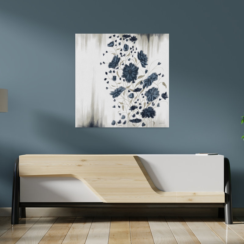 Doozies, art abstrait contemporain de fleurs, H 36 po x l 36 po