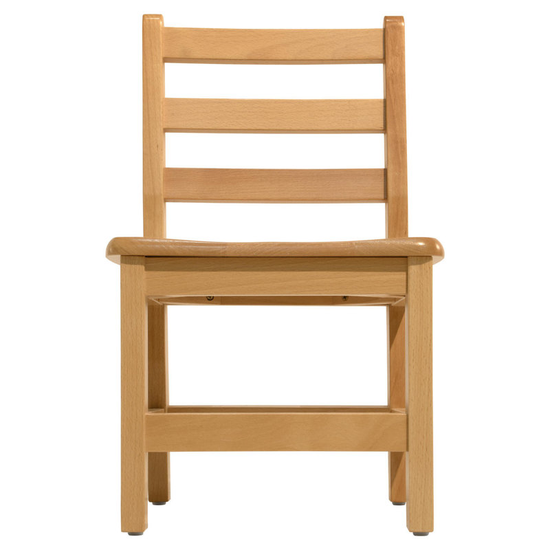Hysell Kids Wood Desk Or Activity Chair Desk / Activity Chair and Ottoman, Dark Natural, 28" H x 16" W x 15" D