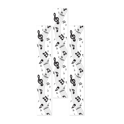 Panneaux de fête de notes de musique