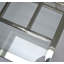 Thunderbolt Glass Top Frame End Table