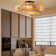 Aadhyasri 20" Rattan Caged Ceiling Fan With Light Kit And Remote Control