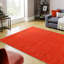 Geometric Area Rug in Orange