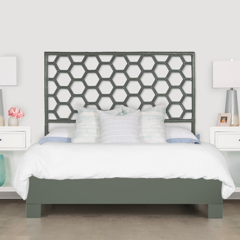 Lit plateforme Honeycomb, Vert vif, Simple