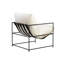 Inska Black Iron Hammock Style Occasional Chair-124176184-124176185