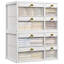 Tiroirs de rangement empilables en tissu - Organisateur modulaire, commode à bricolage, table de chevet, chambre à coucher et salon, plusieurs tailles (standard / plus large / supérieur) et couleurs-1096876086-1096876091