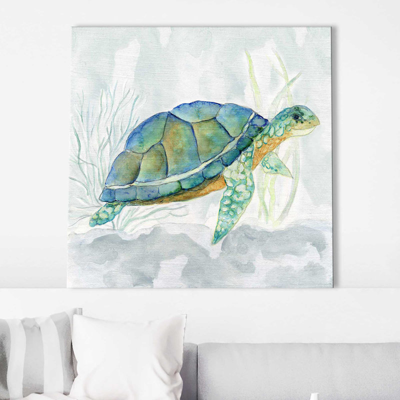 «Riding the Current I», peinture sur toile tendue, L 36 po x H 36 po, Toile tendue