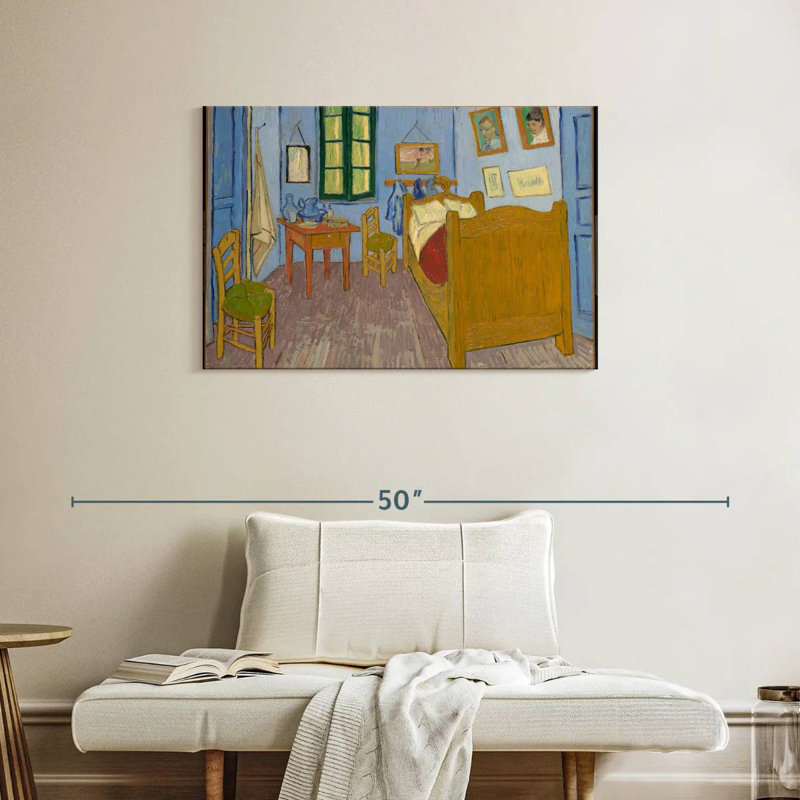 Chambre à coucher à Arles, H 24 po x l 36 po
