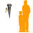 Hinley Medieval Torch Wall Decor Statue