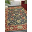 Tapis bleu marine pak-persan Allura